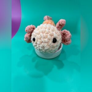 Handmade Crochet Axolotl
